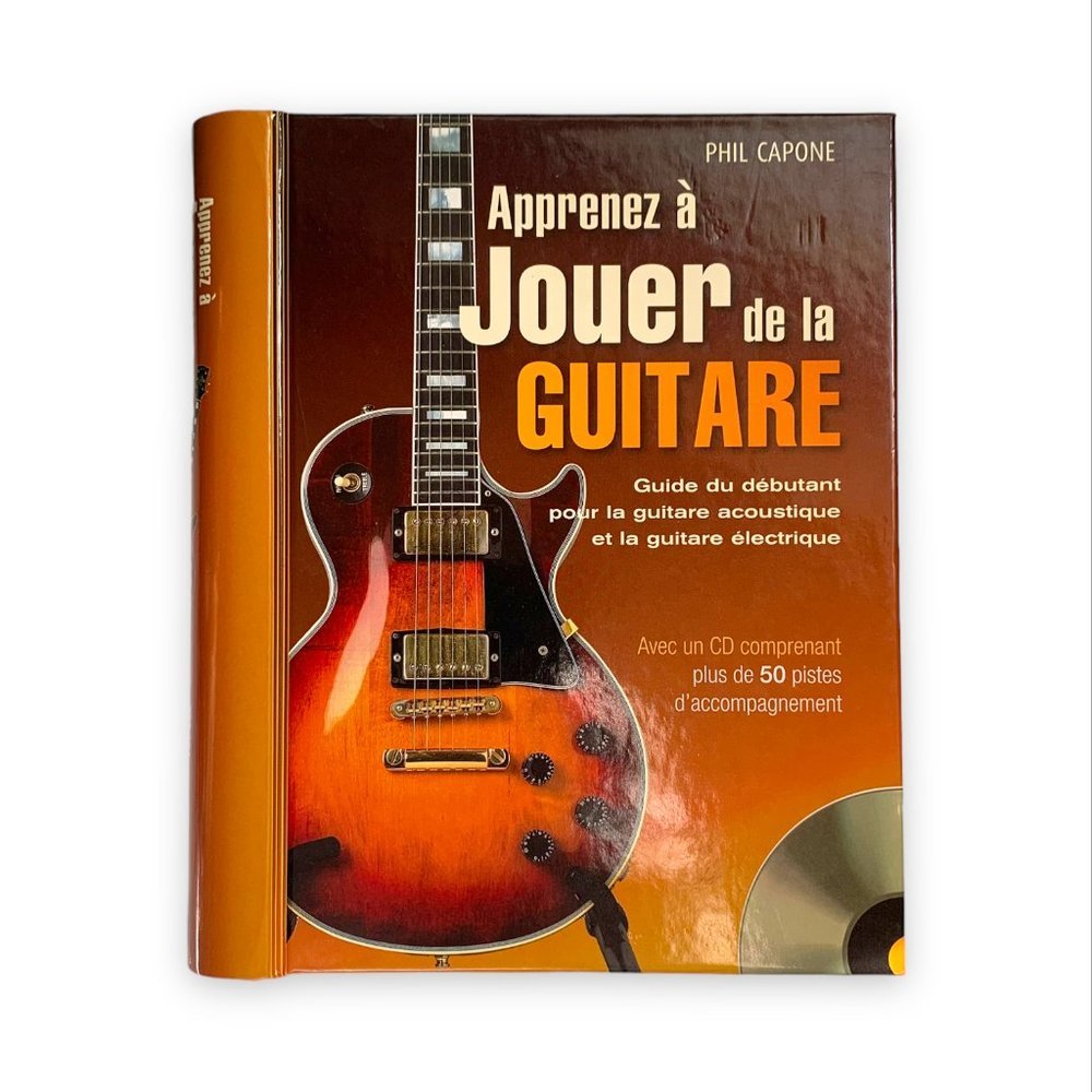 🍁2/$30🍁Apprenez à jouer de la guitare -  Capone - Hardcover